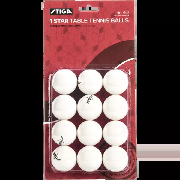 1-Star Table Tennis Balls (12 Pack)
