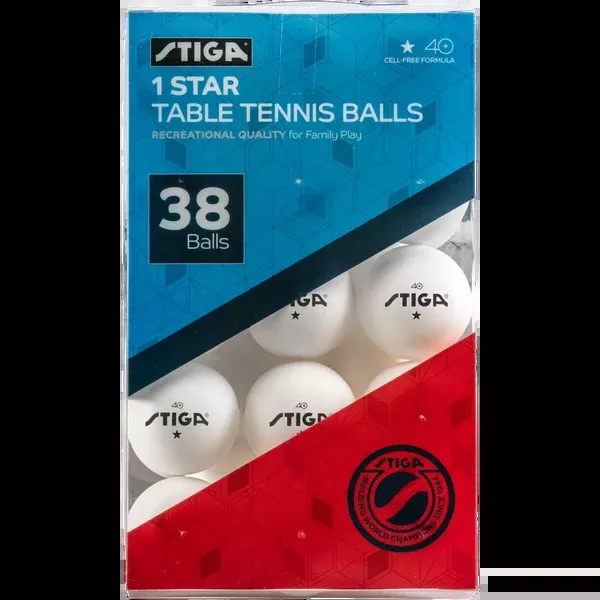 1-Star Table Tennis Balls (38 Pack)