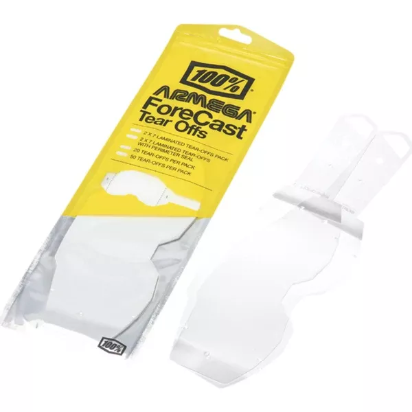 100% Armega Forecast Laminated Tear-Off Goggle Accessories
