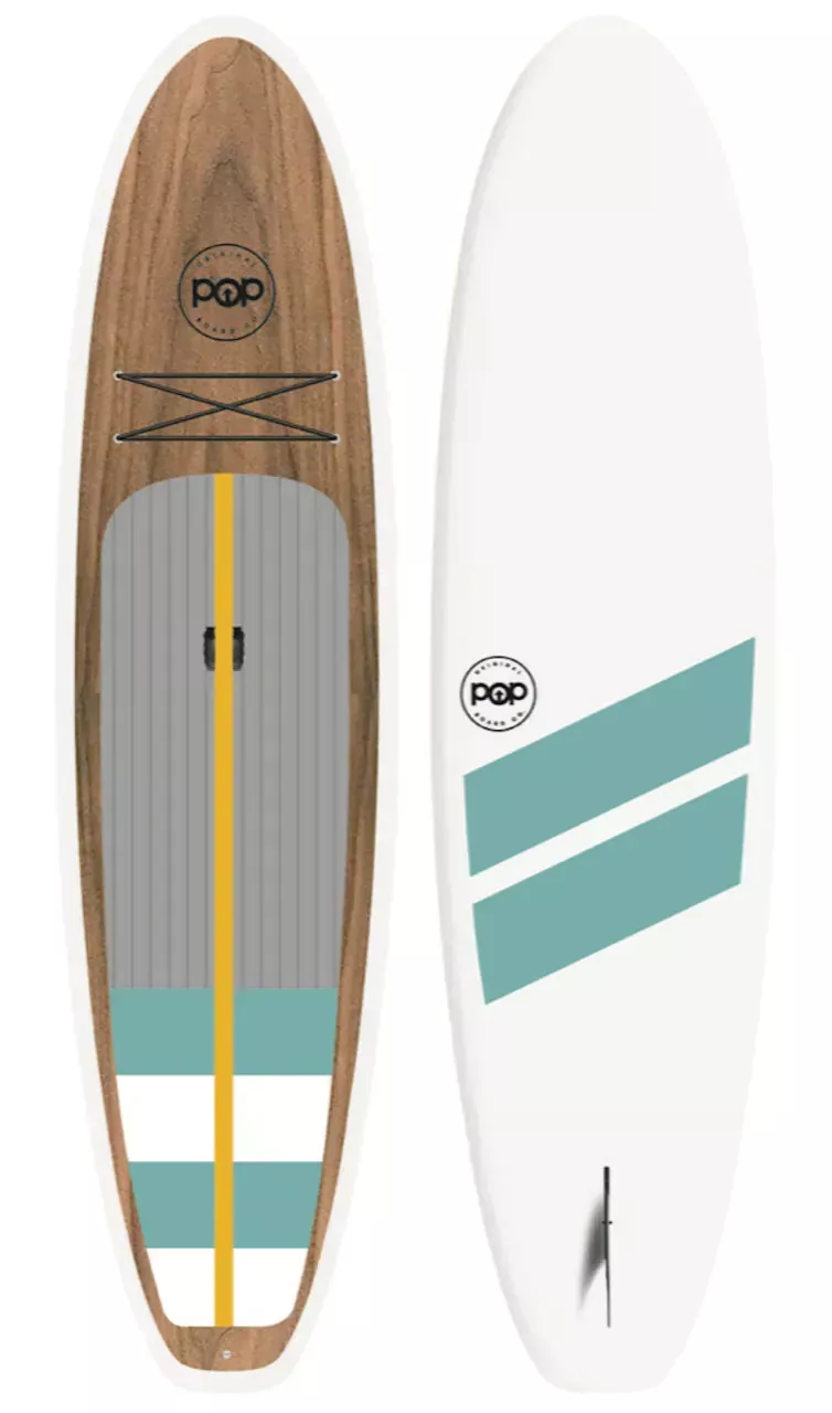 11’6″ Amigo Wood Rigid Paddle Board – Durable Composite Build