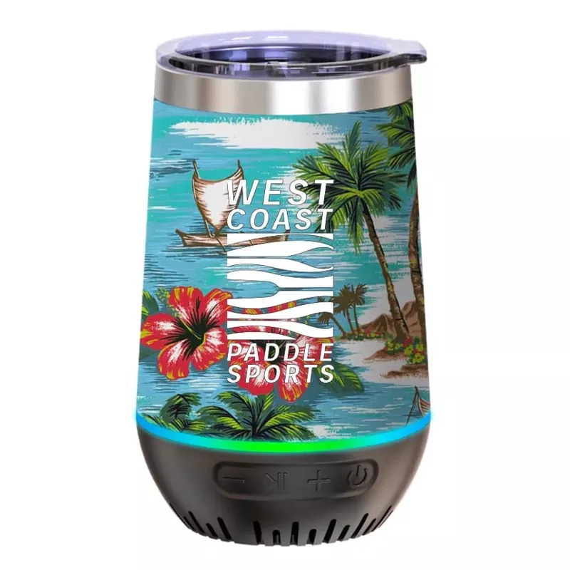 12oz. WINE TUMBLER W/ SPEAKER – WCPS LOGO