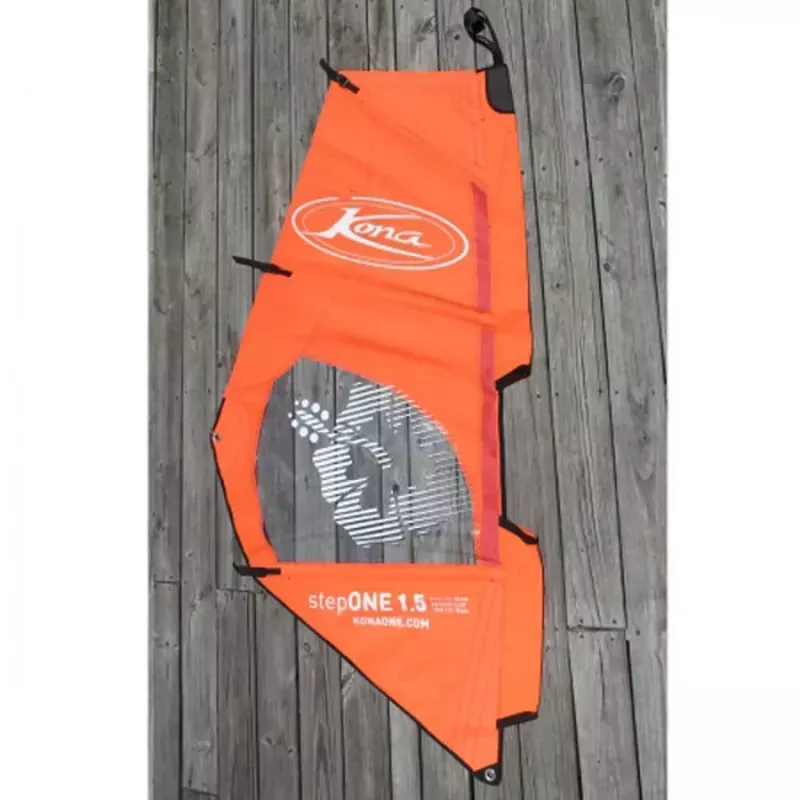 2014 Kona Kona Stepone 1.5 Orange Windsurfing Sail Used