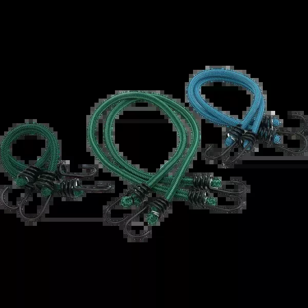Assorted Bungee Cords - 6 Pack