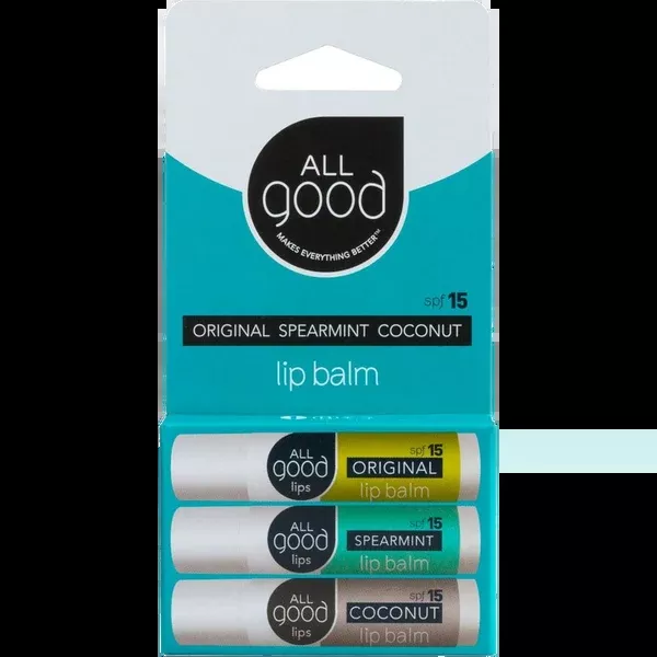 Assorted SPF 15 Lip Balms (3-Pack)