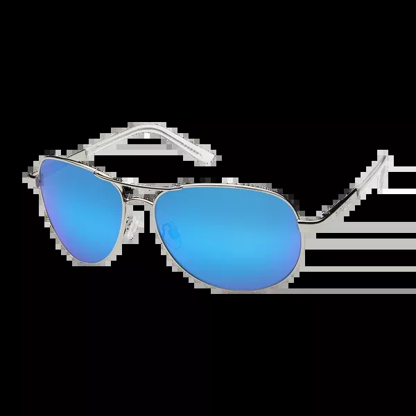 Aviator - Silver/Blue Mirror