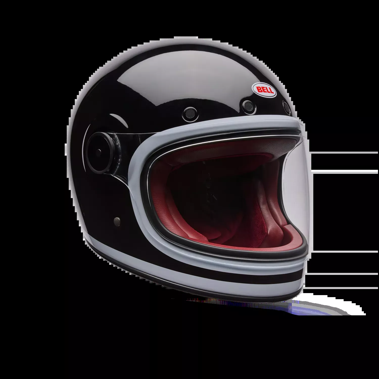 Bell Bullitt GT Black/White Helmet