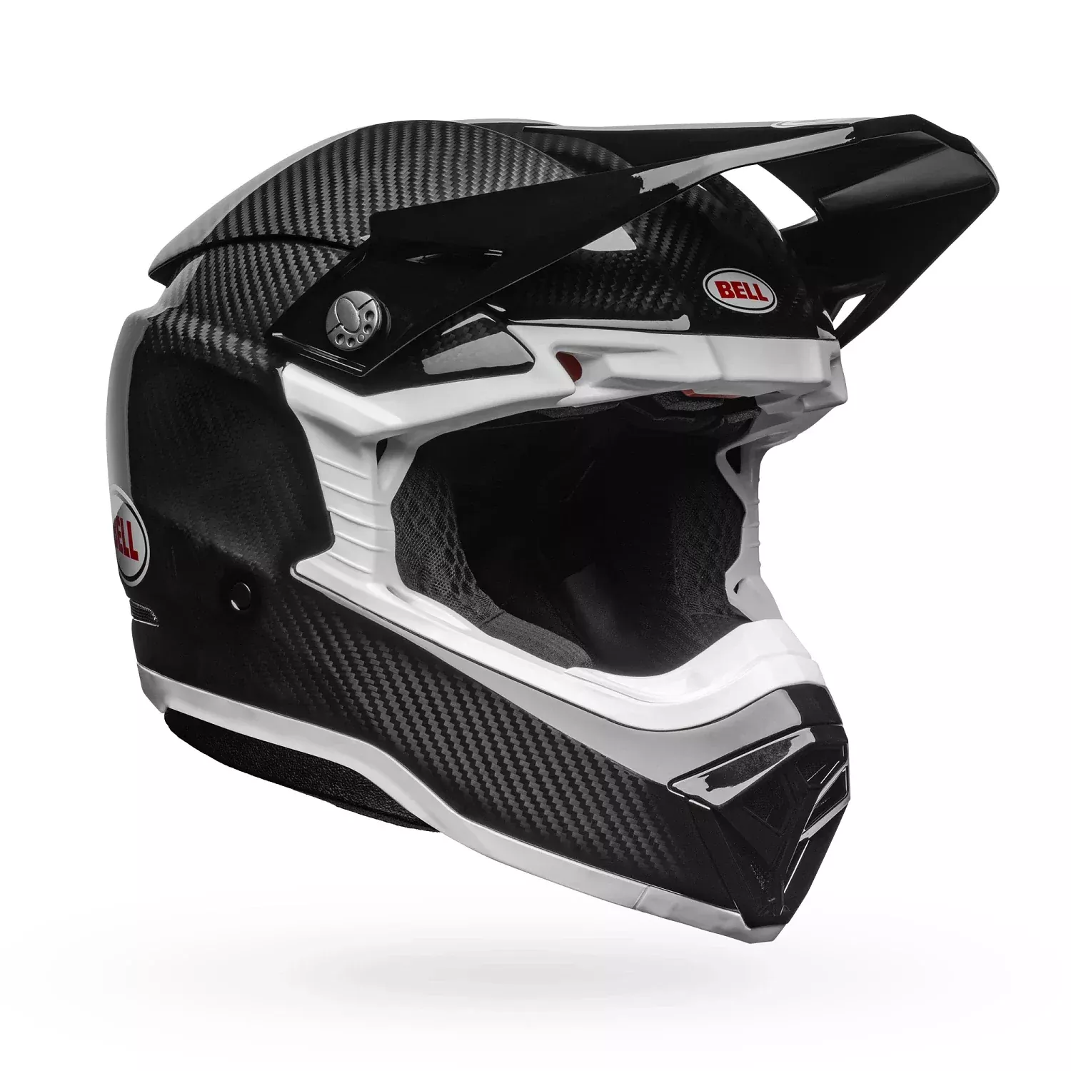 Bell Moto-10 SphericalGloss Black/White Helmet