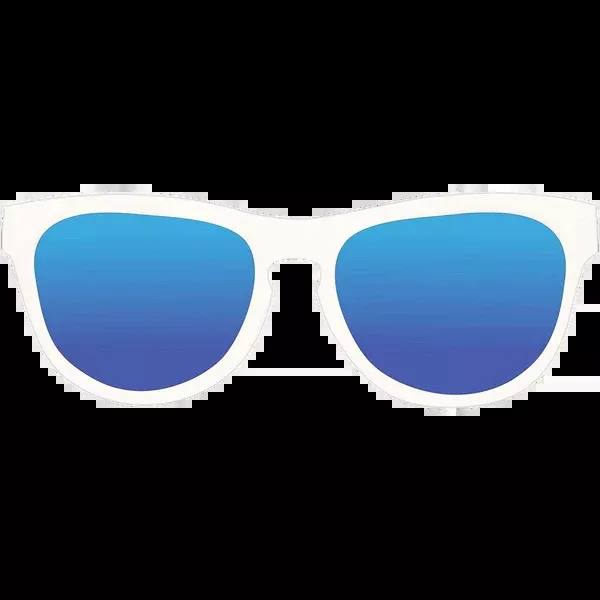 Classic (0-3) White Moon/Polarized Blue