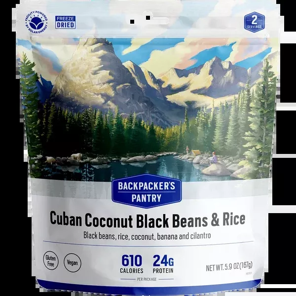 Cuban Coconut Rice & Black Beans (2 Servings)