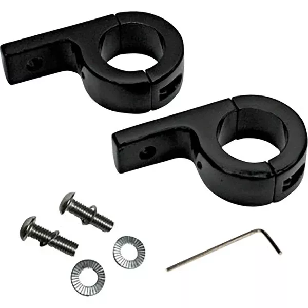 Custom Dynamics Fog Light P-Clamp Mounts Motorcycle Accessories
