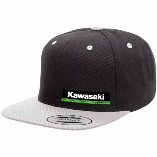 Factory Effex Kawasaki Wedge Adult Snapback Adjustable Hats