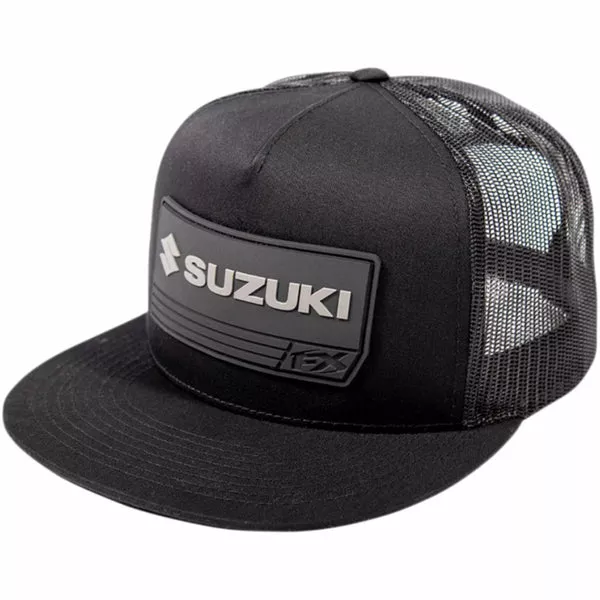 Factory Effex Suzuki 21 Racewear Adult Trucker Adjustable Hats