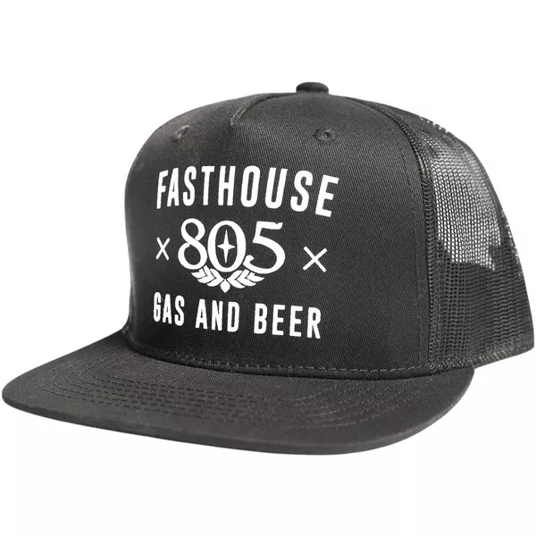 Fasthouse 805 Gas & Beer Men's Trucker Adjustable Hats (Brand New)