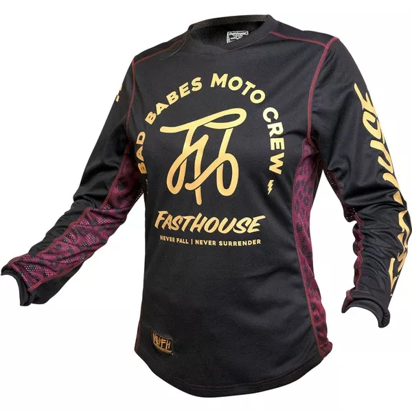 Fasthouse Grindhouse Golden Script LS Women's Off-Road Jerseys