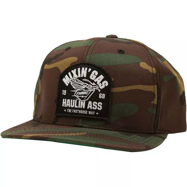 Fasthouse Mixin Gas Men's Snapback Adjustable Hats (Brand New)