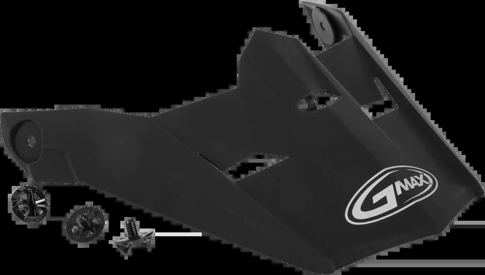 GMAX Matte Black Visor W/Screws MX-46Y