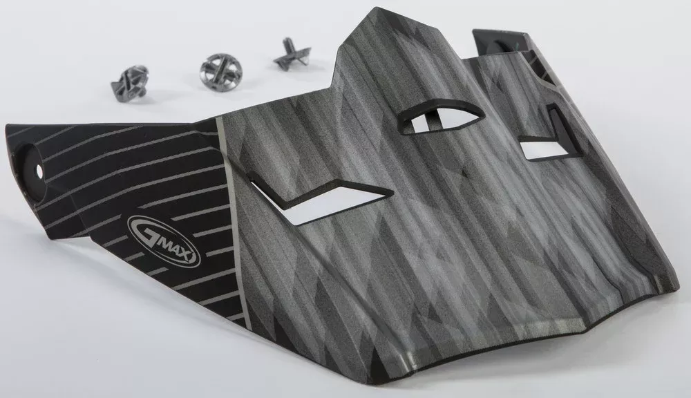 GMAX Visor W/Screws Colfax MX-46Y Matte Black/Silver