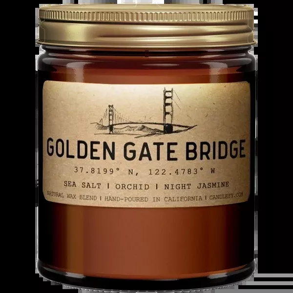 Golden Gate Bridge: California Candle