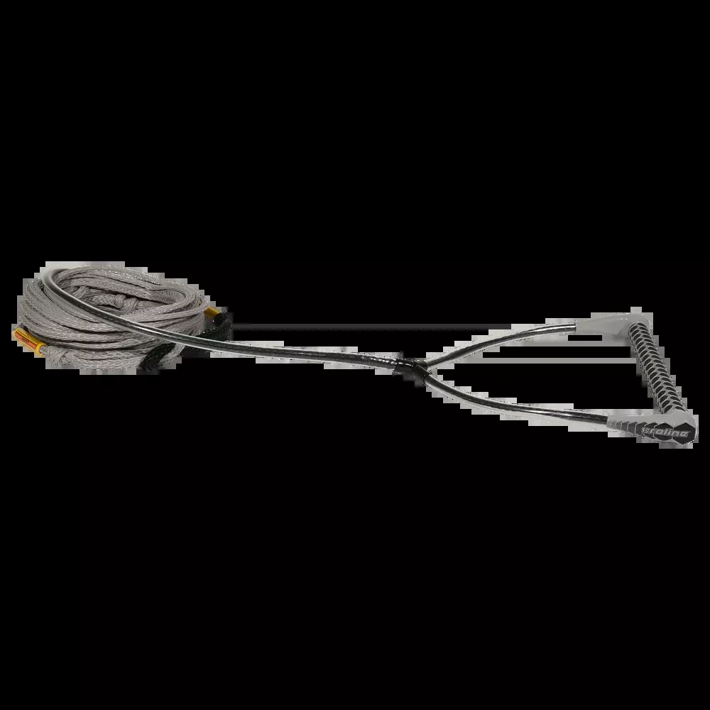 Hyperlite Classic Wakeboard Handle w/Poly-E Rope 65' Grey