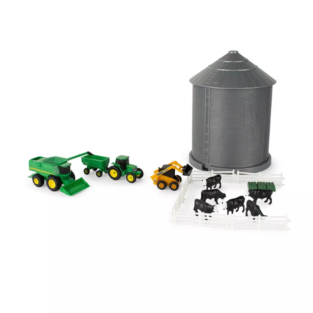 John Deere 1:64 Grain Bin Set