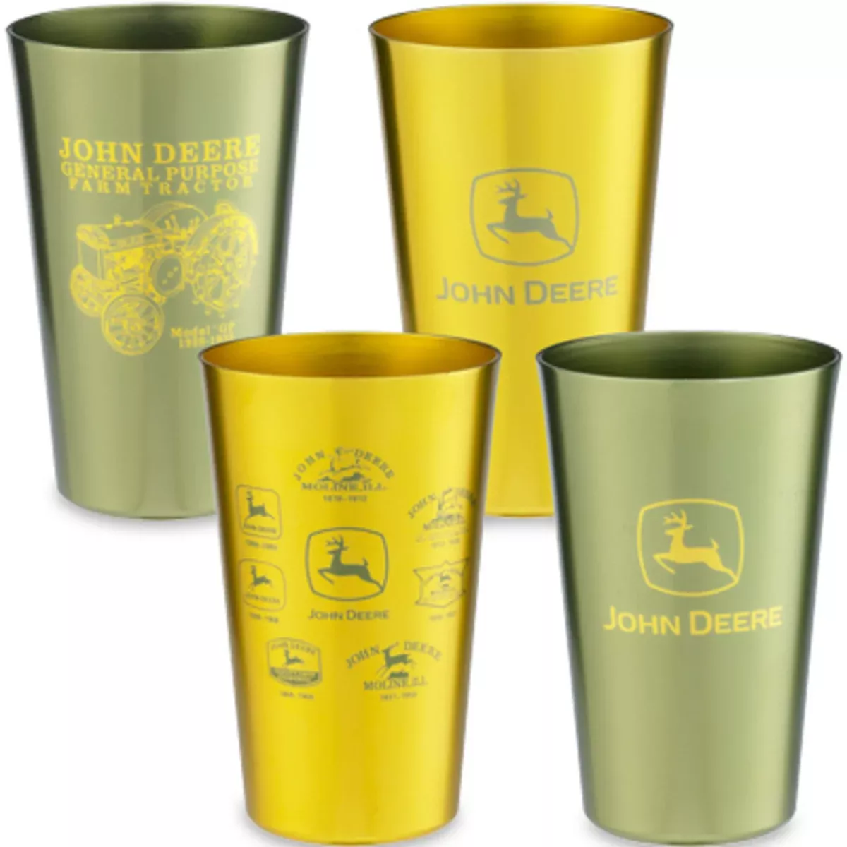 John Deere Aluminum Tumbler Set