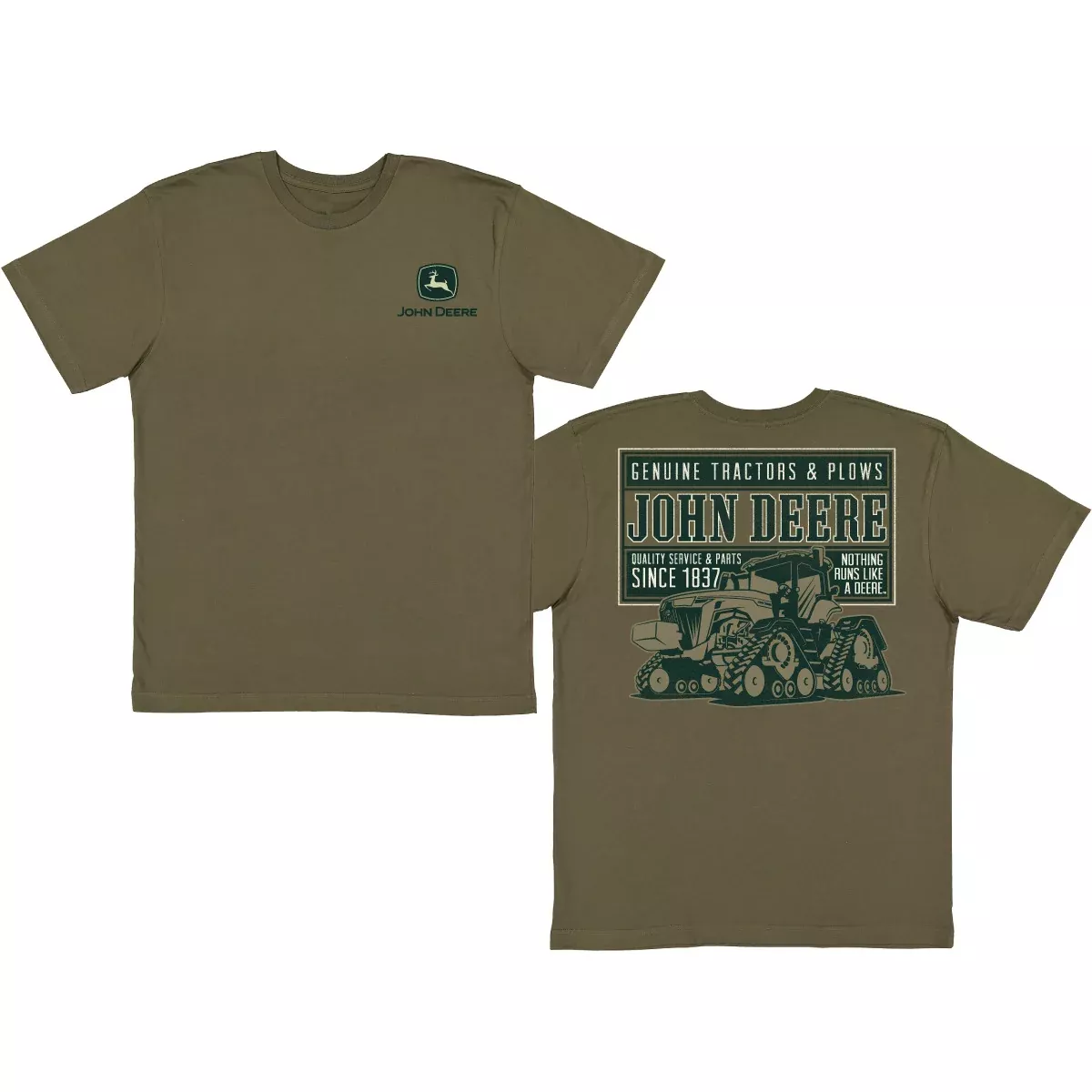 John Deere Men's Newsprint Art Tee