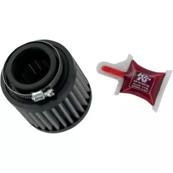 K & N Rubber Base Crankcase Vent Filter - Black - 1-1/2" ID