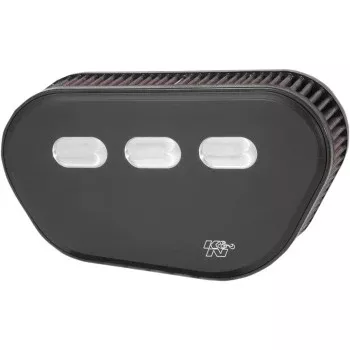 K & N Street Metal Air Intake Kit - Big 8 - Black - M8