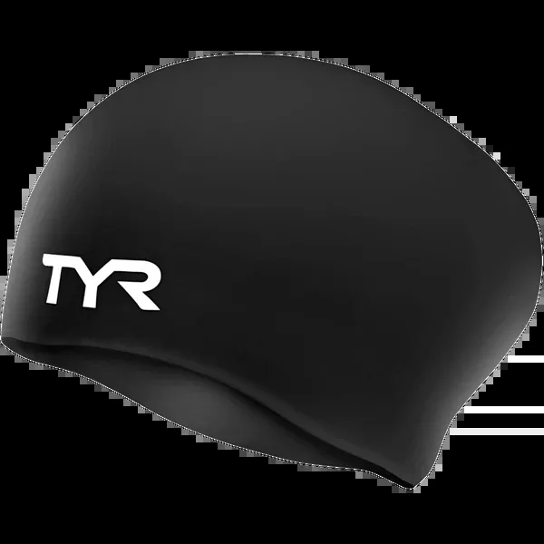 Long Hair Wrinkle-Free Cap Black