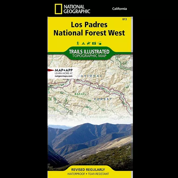 Los Padres Nat Forest West Map