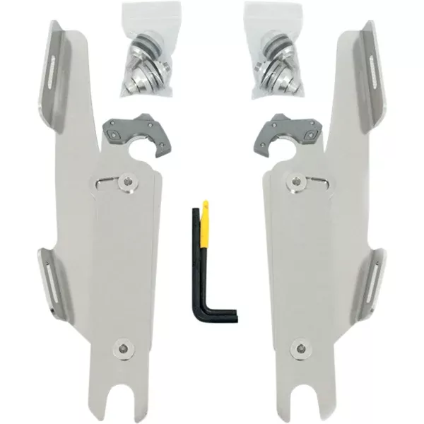 Memphis Shades Fats/Slim Windshield Trigger-Lock Complete Mount Kit Covered Forks Without Lightbar Motorcycle Accessories
