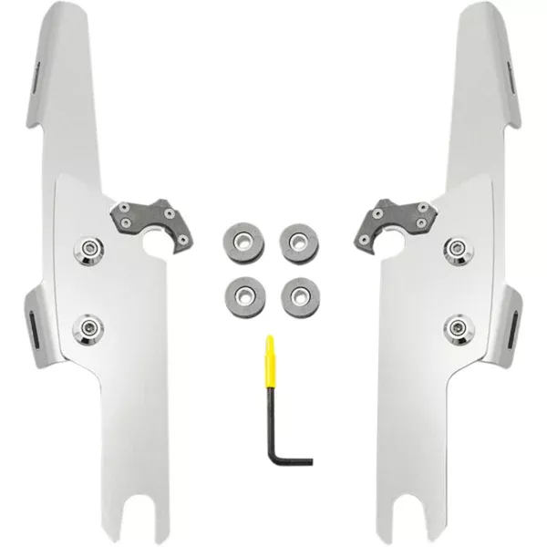 Memphis Shades FLRT Fats/Slim Windshield Trigger-Lock Complete Mount Kit Motorcycle Accessories
