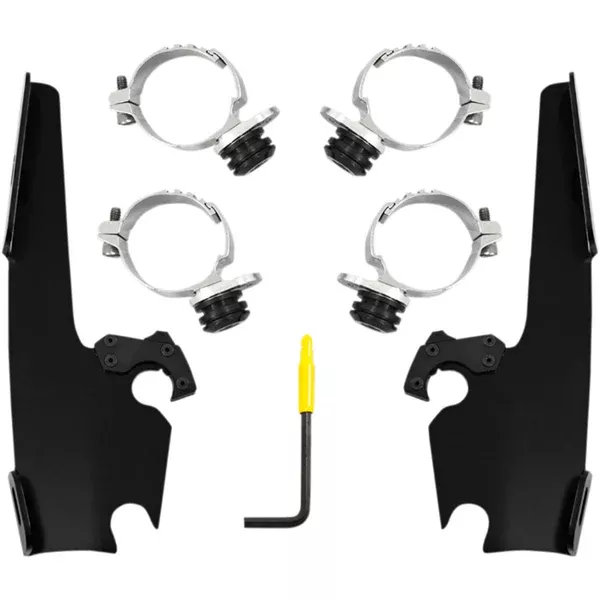 Memphis Shades FXLR Batwing Fairing Trigger-Lock Mounting Kit Motorcycle Accessories