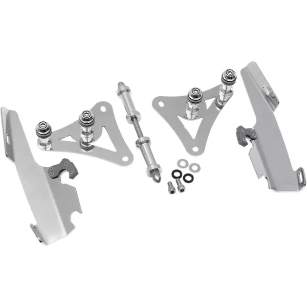 Memphis Shades Springer Fats/Slim Windshield Trigger-Lock Complete Mount Kit Motorcycle Accessories
