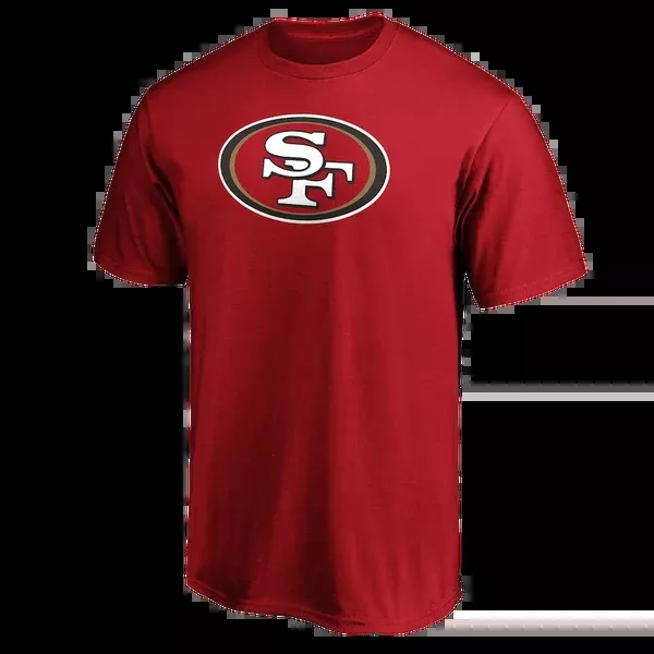 Men's 49ers Cotton Primary Logo Short Sleeve