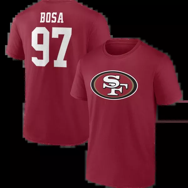 Men's 49ers Player Icon Name and Number Tee - Bosa