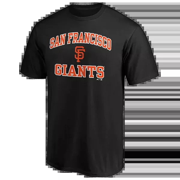 Men's Giants Cotton Heart and Soul Tee