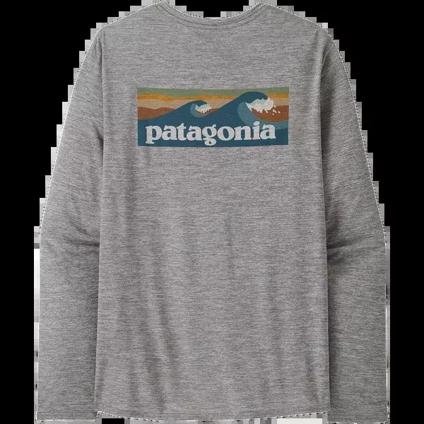 Men's Long-Sleeved Capilene Cool Daily Graphic Shirt - Waters