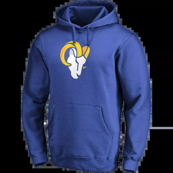 Men's Rams Primary Logo Pullover Hoodie