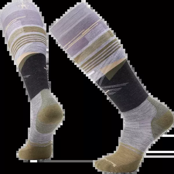 Men's Snowboard Targeted Cushion Broken Lines Pattern Over The Calf So