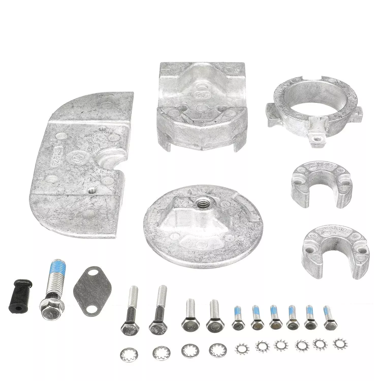 Mercury Precision 888756K01 Aluminum Anode Kit – Alpha One Gen II Sterndrives (1991 & Newer)