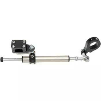 Moose Offroad 11-Way Rebuildable Steering Stabilizer Steering Stabilizer - Black - 11-Way - Rebuildable