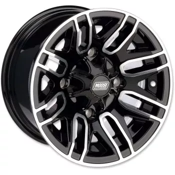 Moose Offroad 112X Wheel - Front - Black - 12x7 - 4/110 - 4+3