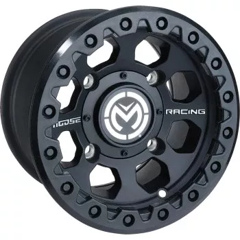 Moose Offroad 23X Wheel - Rear - Black - 12x8 - 4/156 - 4+4