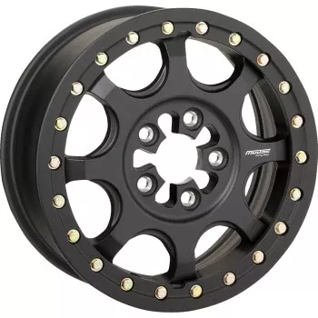 Moose Offroad 351X 5-Lug Beadlock Wheel - Satin Black - 15x7 - 5/4.5 - 5+2