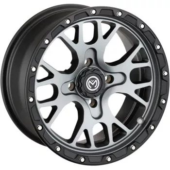 Moose Offroad 545X Wheel - Front/Rear - Gray - 14x7 - 4/136 - 5+2