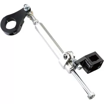 Moose Offroad 7-Way Steering Stabilizer — Rebuildable Steering Stabilizer - Black - 7-Way