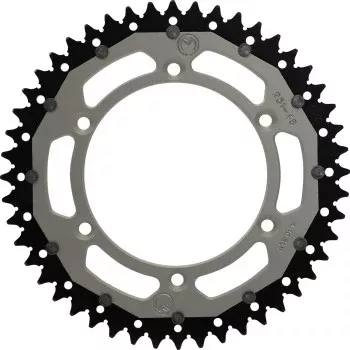 Moose Offroad Dual Sprocket Dual Sprocket - 48 Tooth - Silver - Yamaha