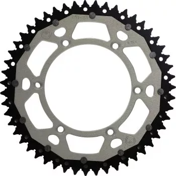 Moose Offroad Dual Sprocket Dual Sprocket - 51 Tooth - Silver - Yamaha