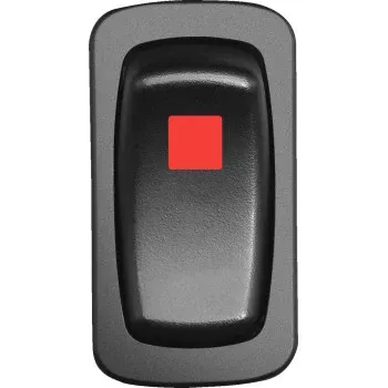 Moose Offroad Low-Profile Switch - On/Off - Red